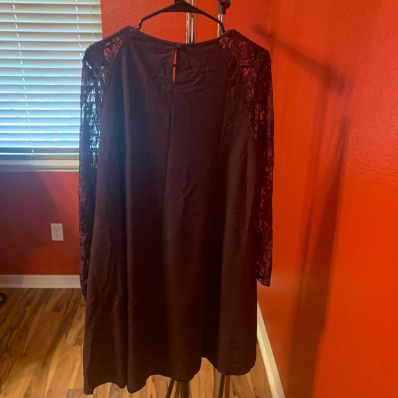 Longsleeve purple dress - Picture 5 of 6